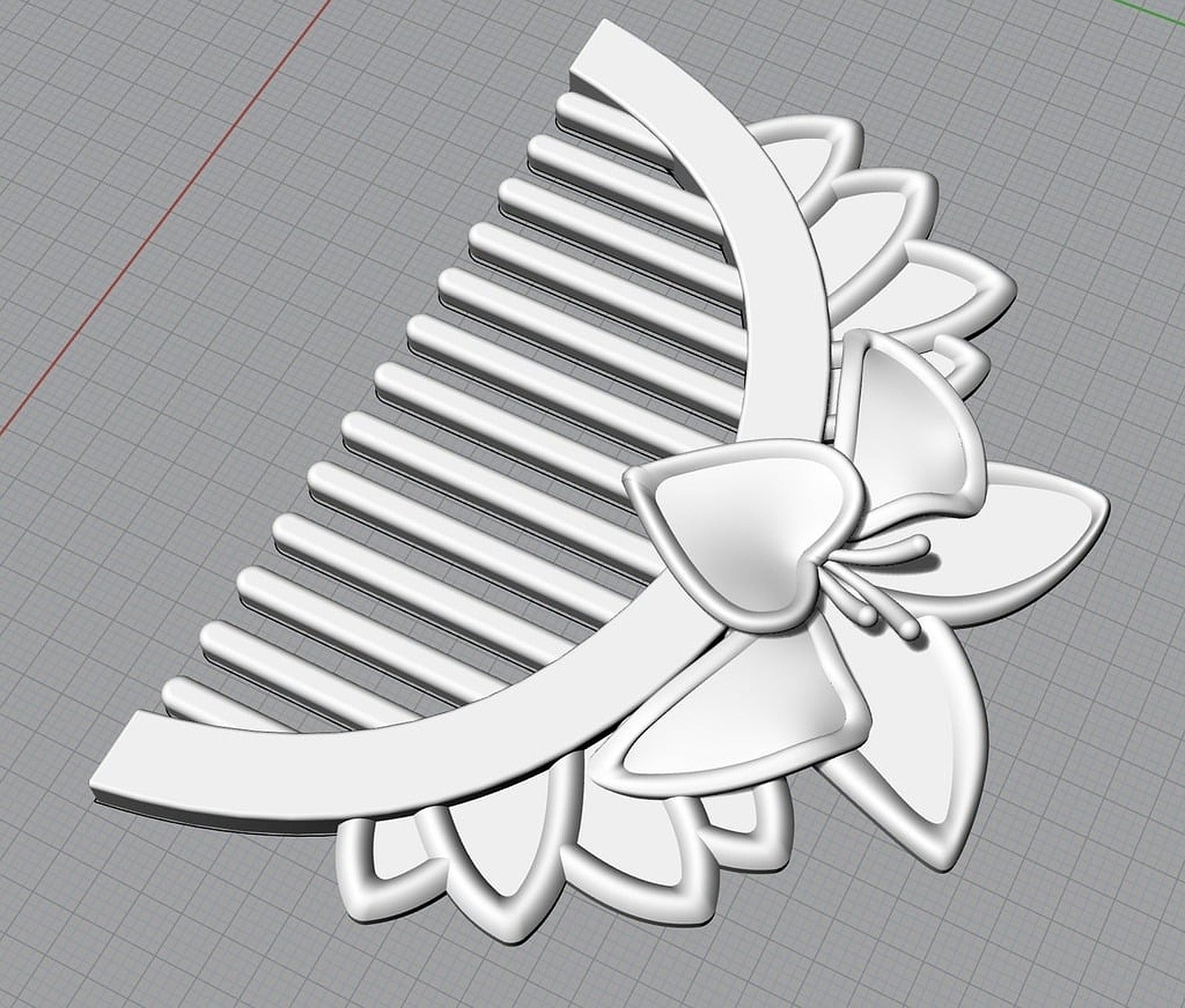 Mulan Comb – 3D Baskı Modeli