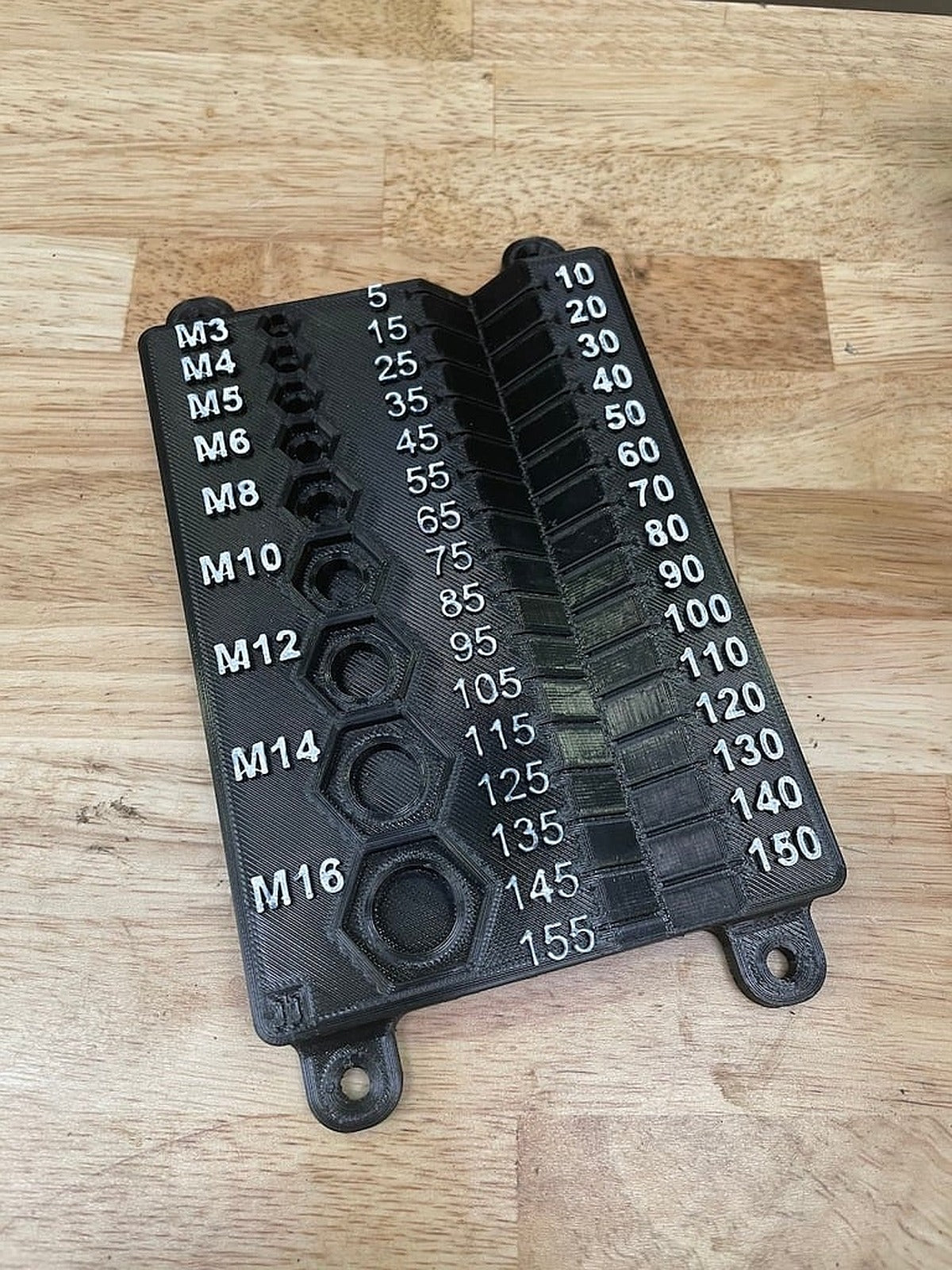 Bolt sorter M3-M16 – 3D Baskı Modeli