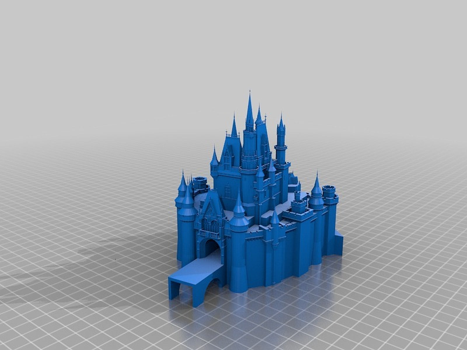 Disney Castle – 3D Baskı Modeli