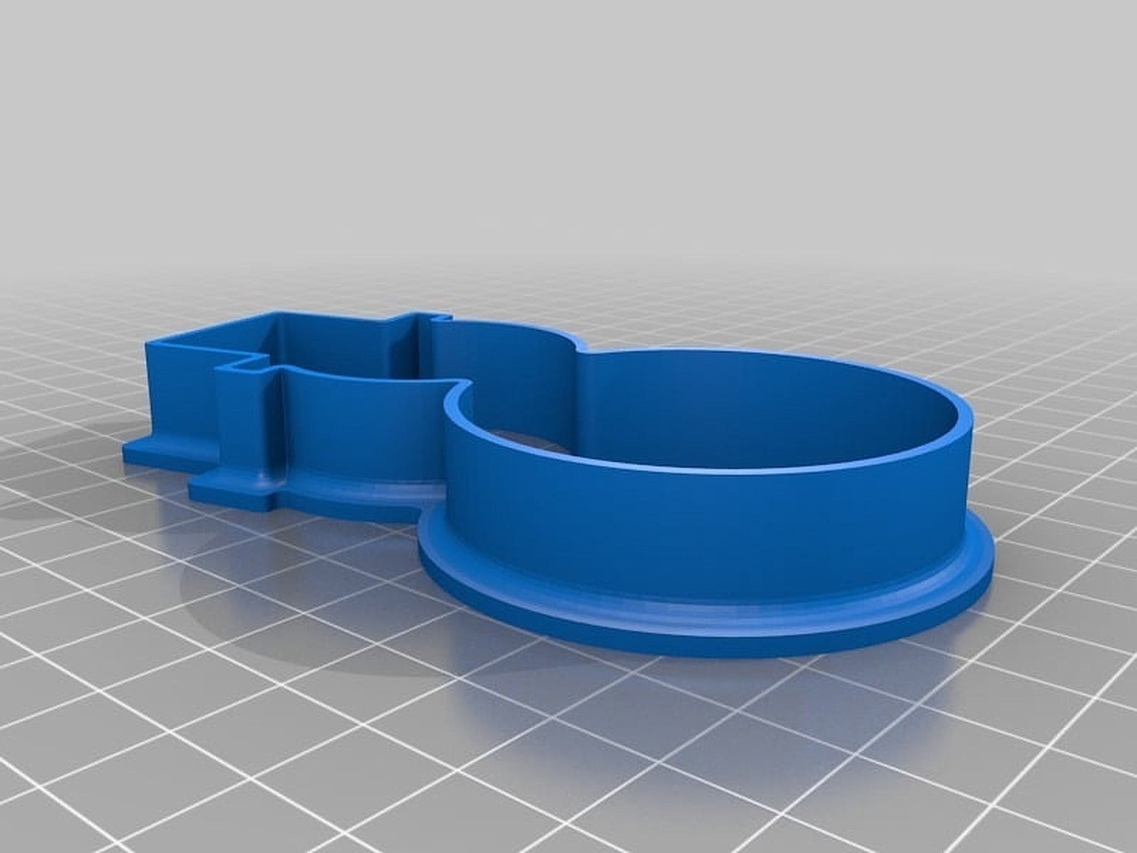 Snowman Cookie Cutter – 3D Baskı Modeli