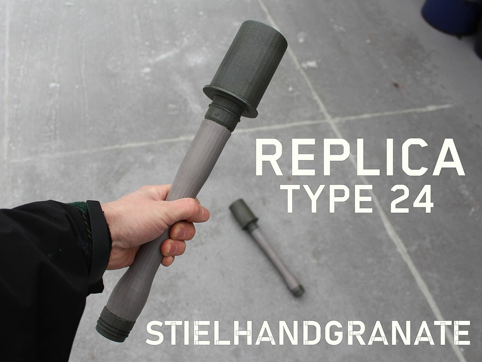 Replica Stielhandgranate – 3D Baskı Modeli