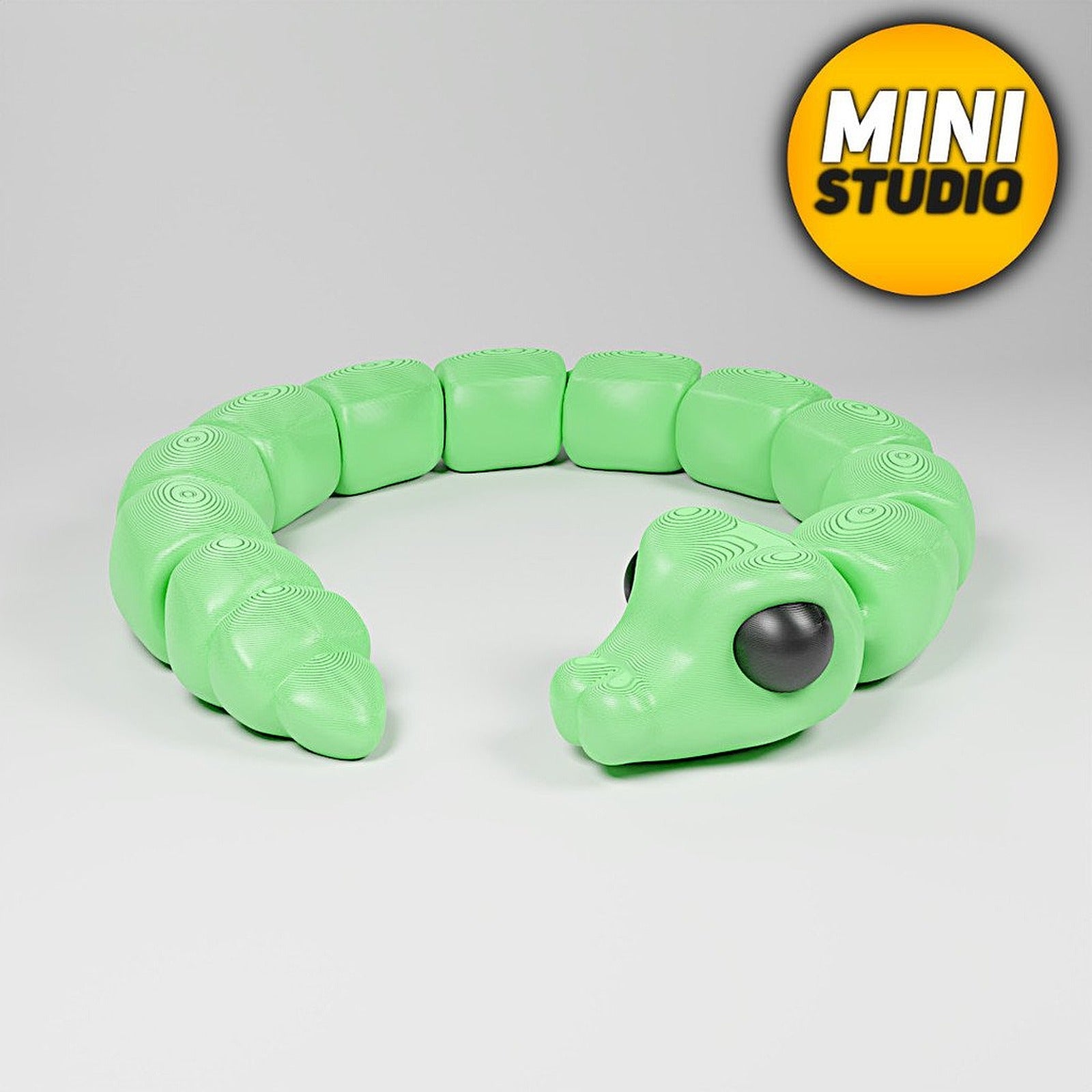 Articulated Flexi Cute Snake – 3D Baskı Modeli