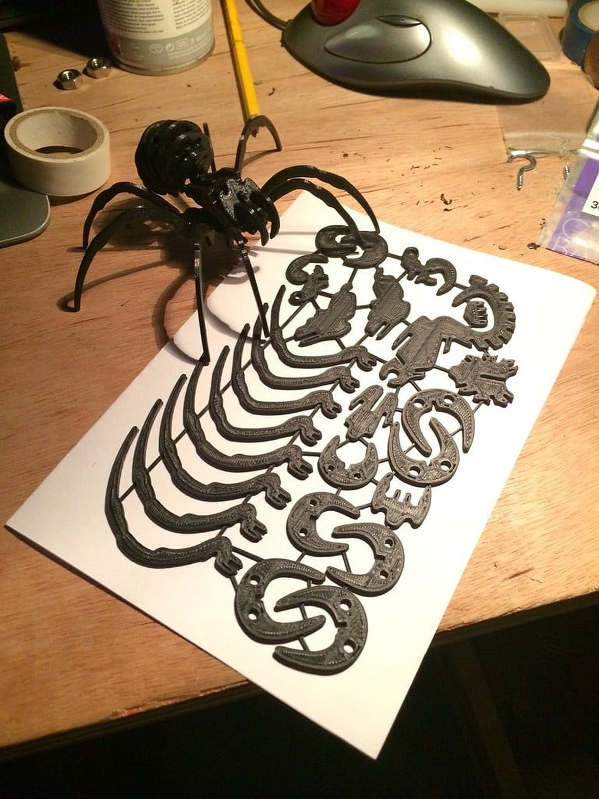 Spider Kit – 3D Baskı Modeli