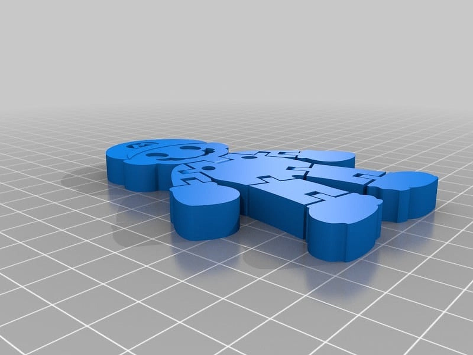 Articulated Mario – 3D Baskı Modeli