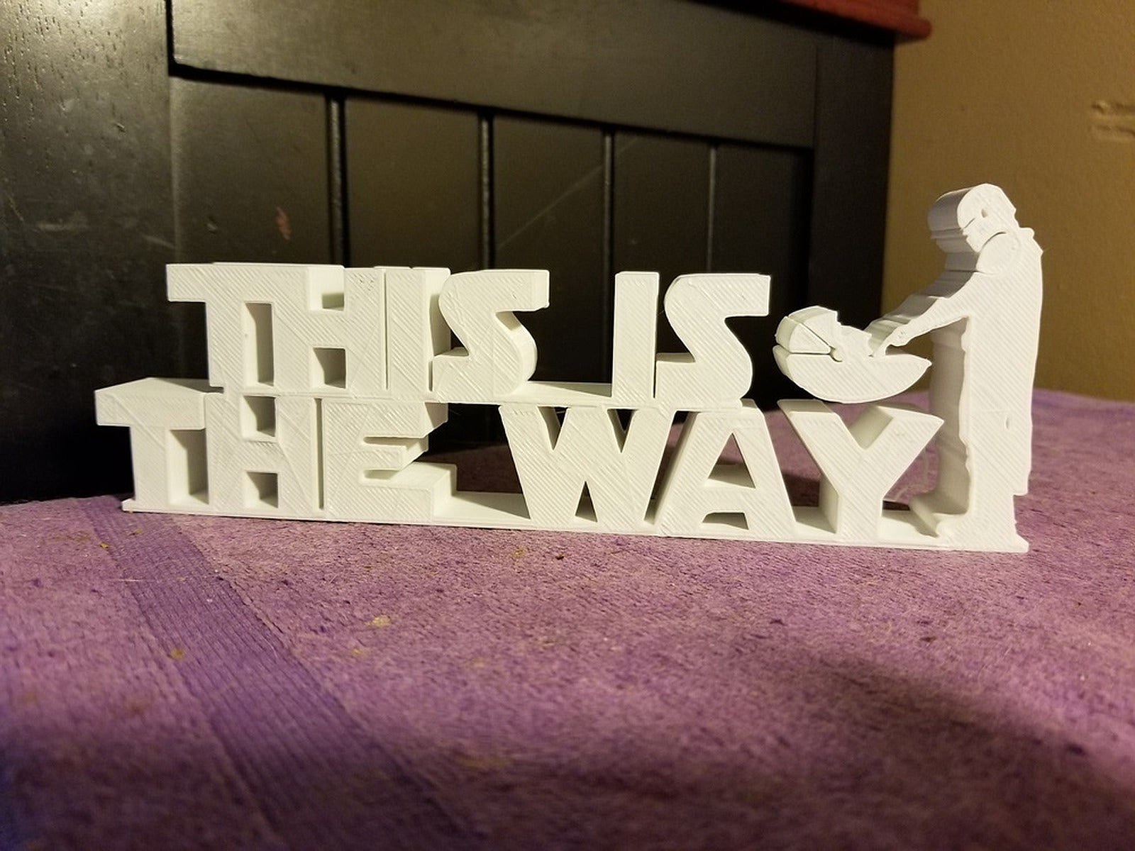 This is the Way Sign – 3D Baskı Modeli