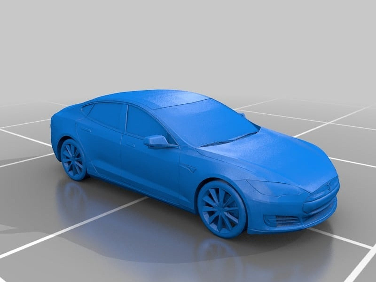 Tesla Model S – 3D Baskı Modeli