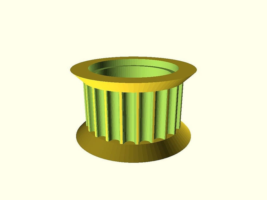 ANET A8 | Belt Pulley Insert (Customizable) – 3D Baskı Modeli