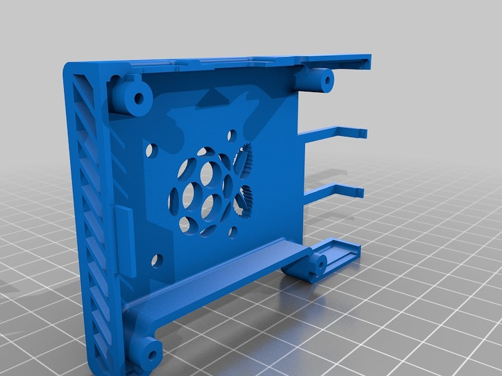 Raspberry Pi B+ kılıf With Fan – 3D Baskı Modeli
