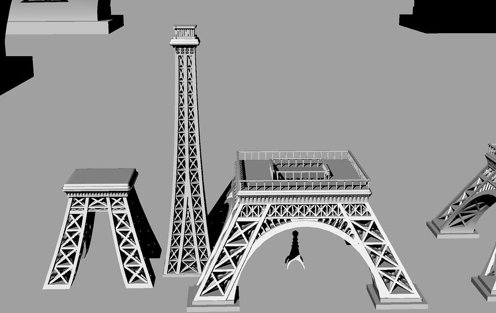 Eiffel Tower - Segmented – 3D Baskı Modeli