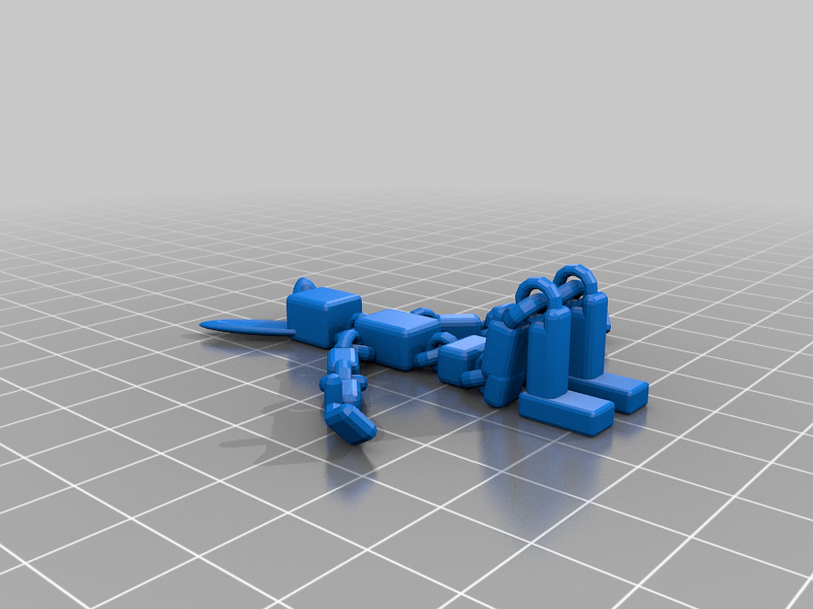 Print in Place Ragdollbot -V2 body with V1 head- – 3D Baskı Modeli