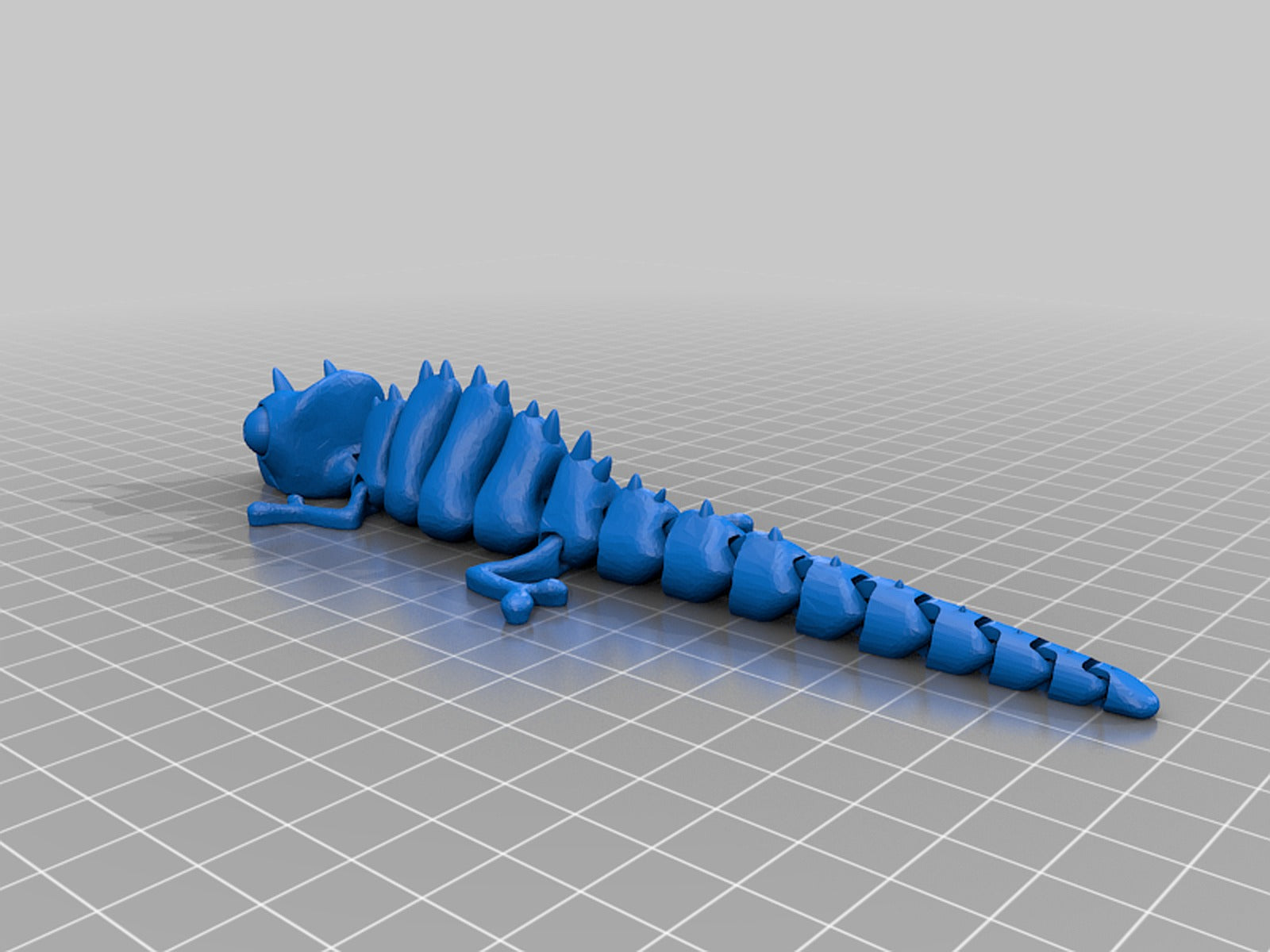 Articulated Jacksons Chameleon – 3D Baskı Modeli