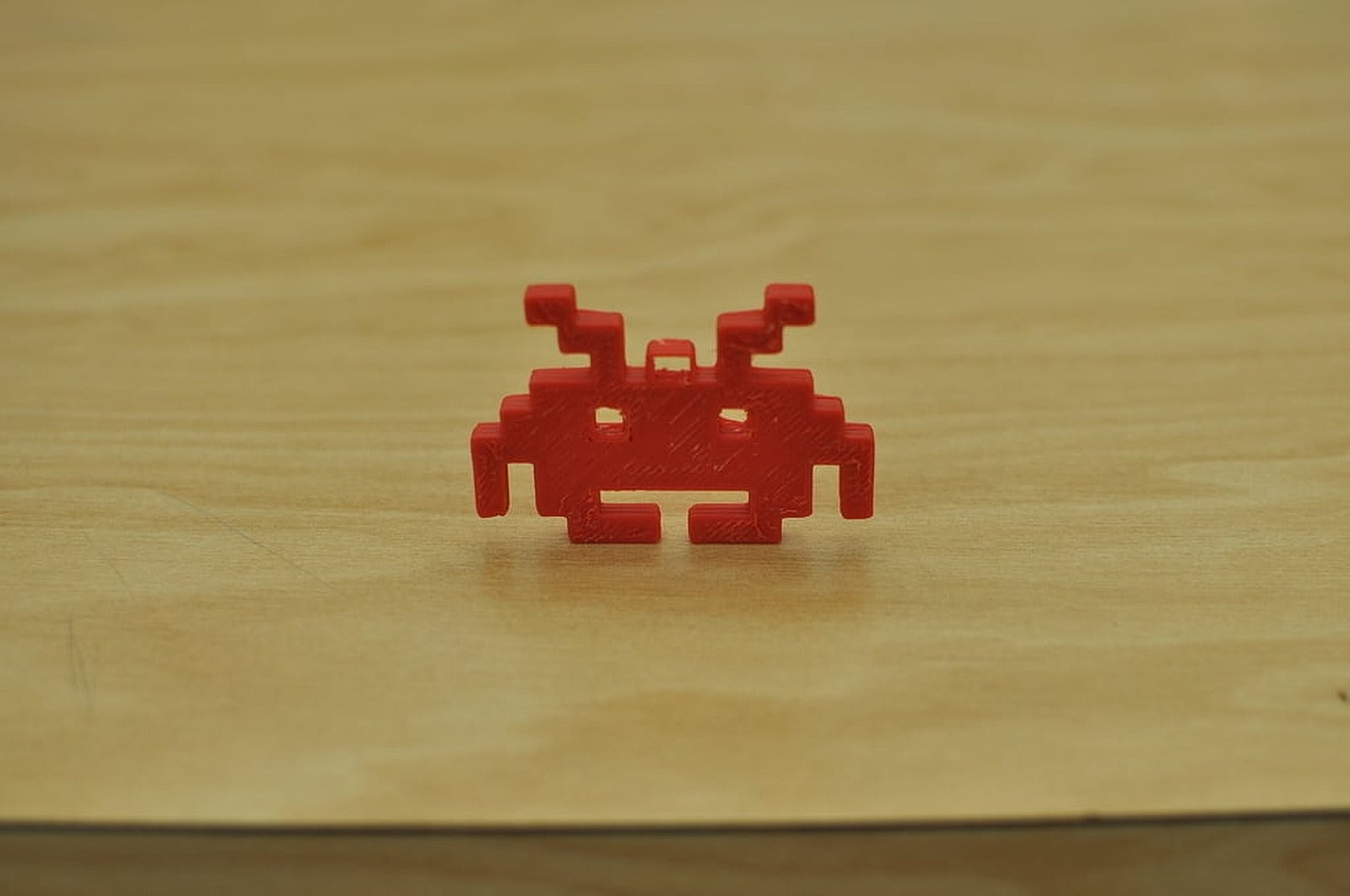 Space Invader Ornament/Key Chain – 3D Baskı Modeli