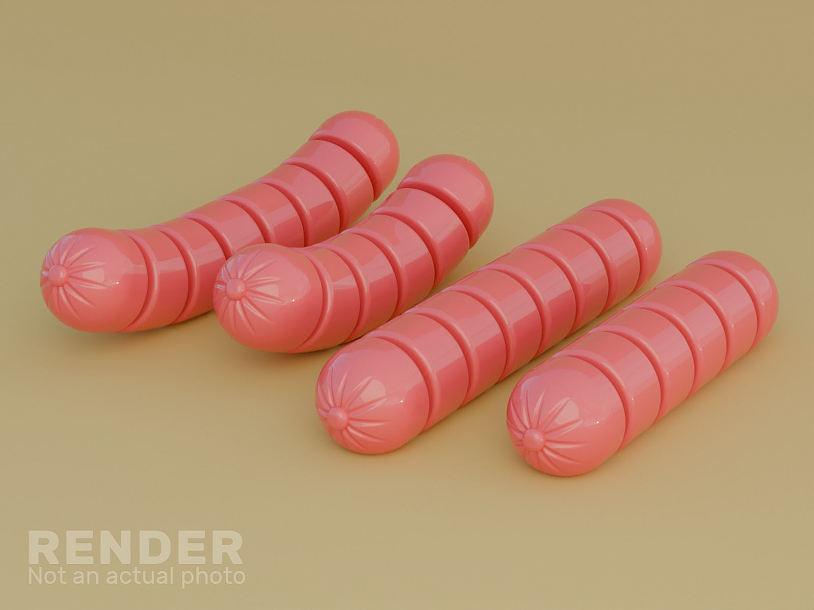 Articulated Sausages – 3D Baskı Modeli