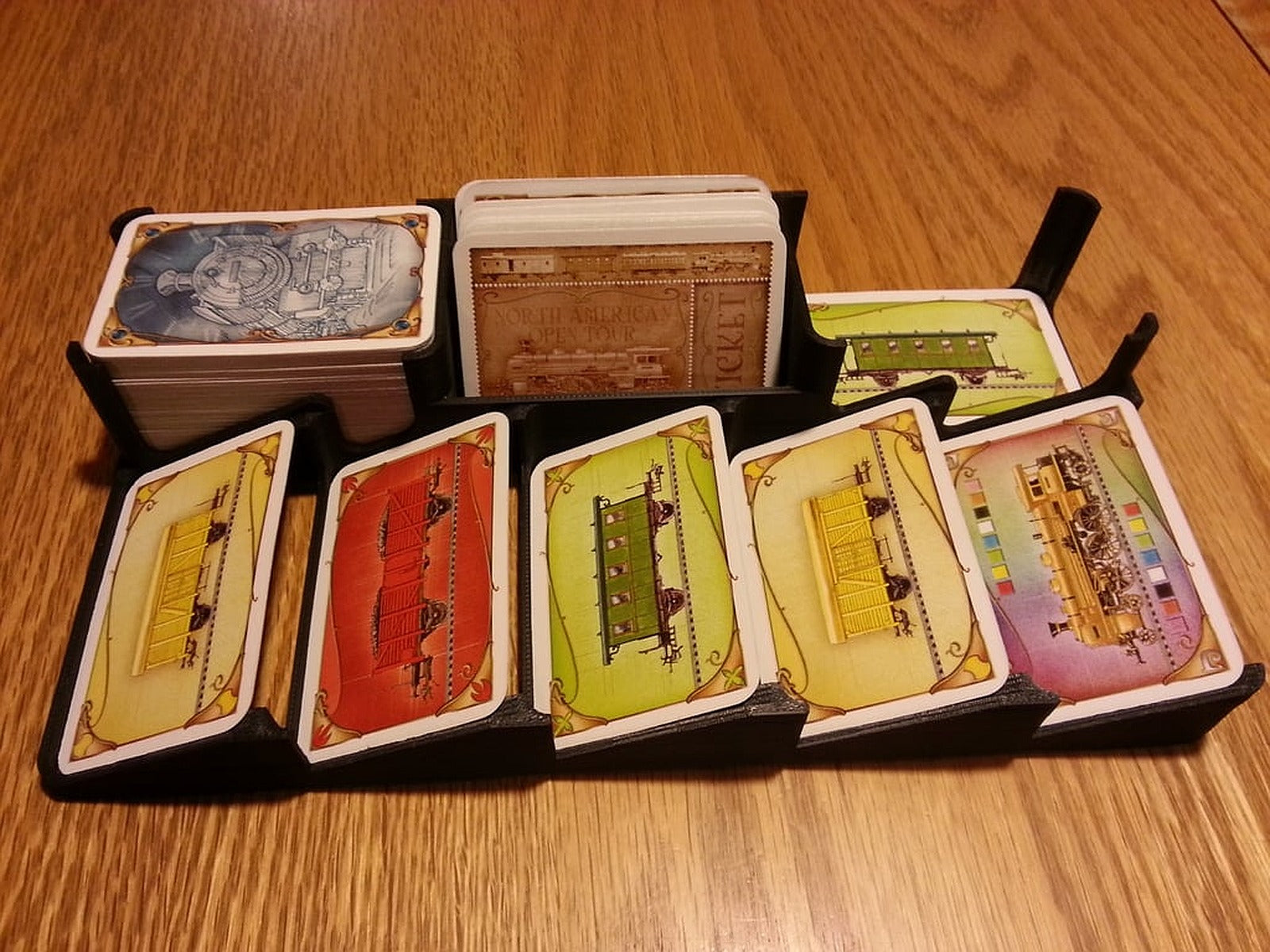 Ticket To Ride Card Tray – 3D Baskı Modeli