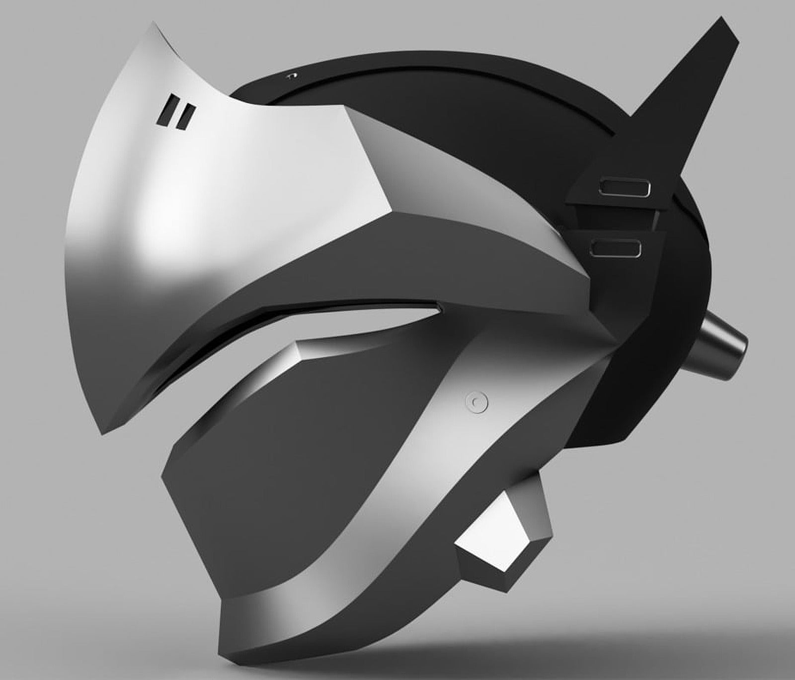 Genji Helmet (Overwatch) – 3D Baskı Modeli