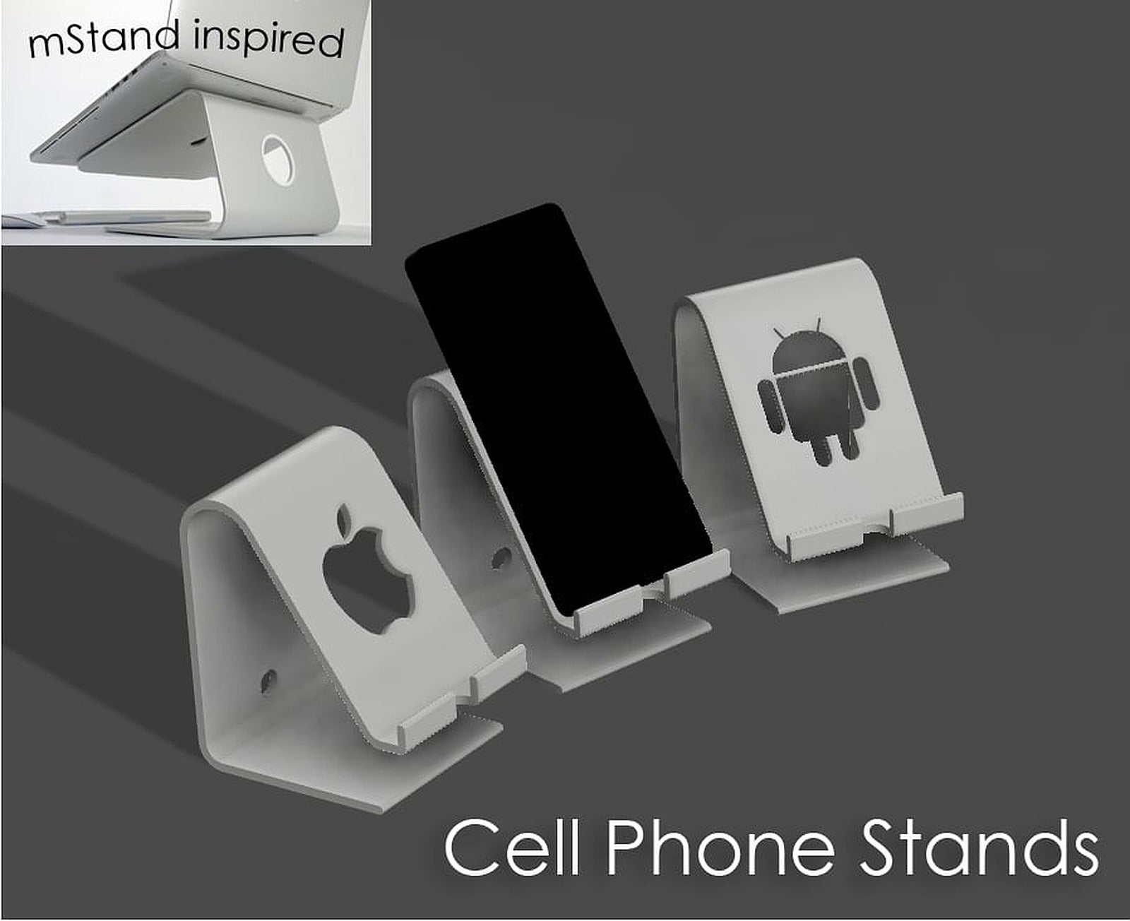 mStand inspired telefon stand – 3D Baskı Modeli