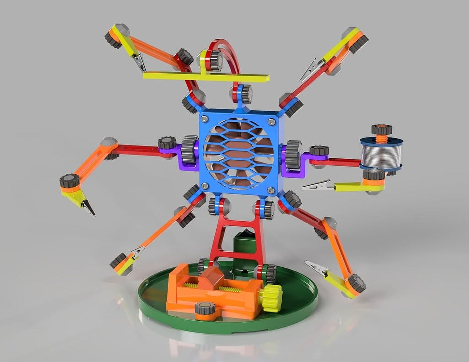 Solder station - third hand - helping hand v3 – 3D Baskı Modeli