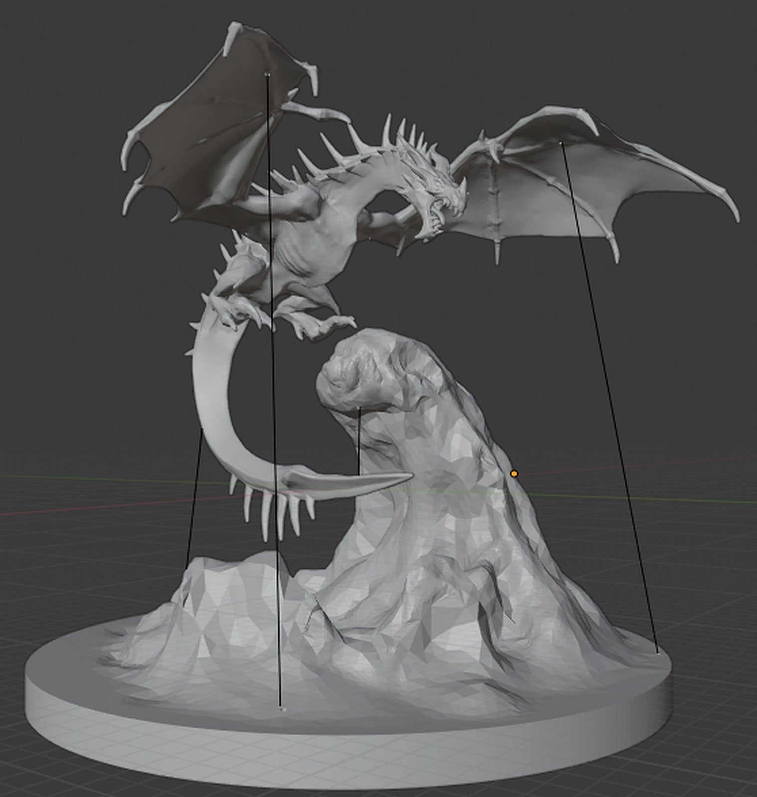 Impossible Dragon – 3D Baskı Modeli