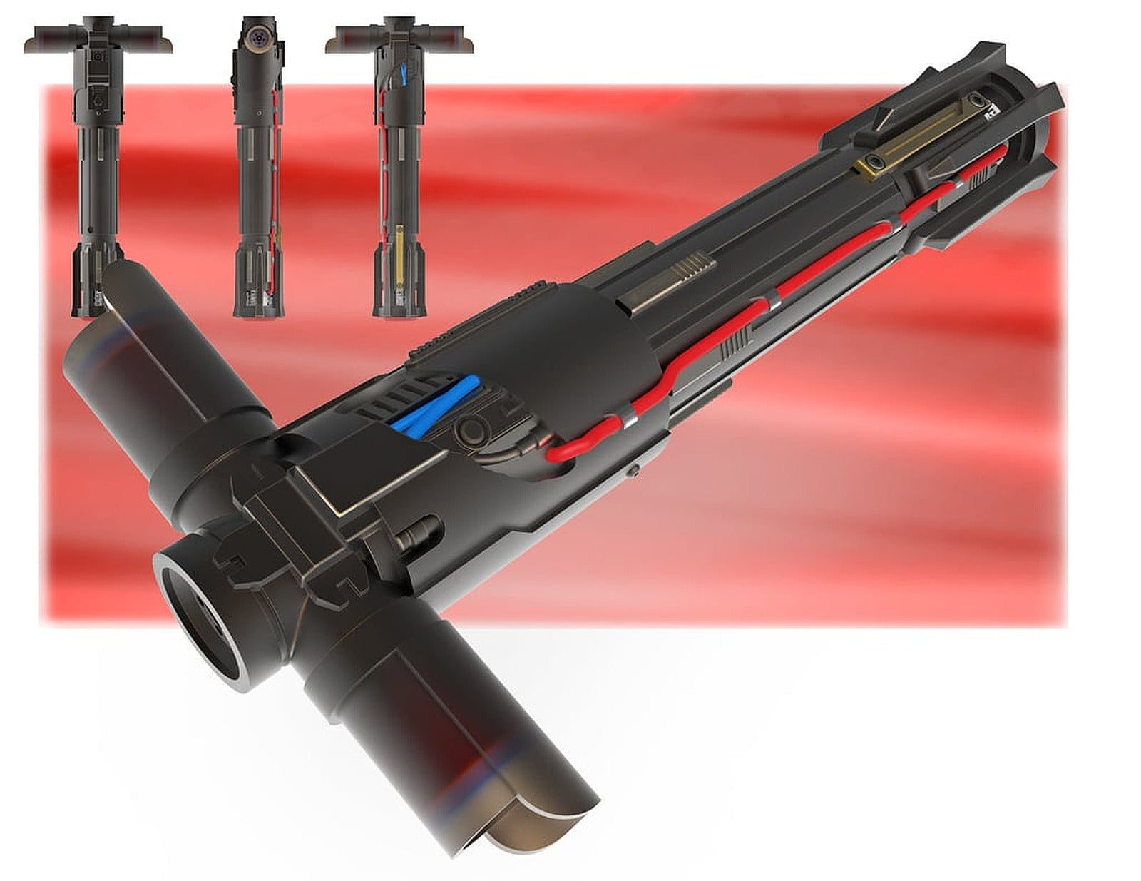 Kylo Ren's Lightsaber – 3D Baskı Modeli