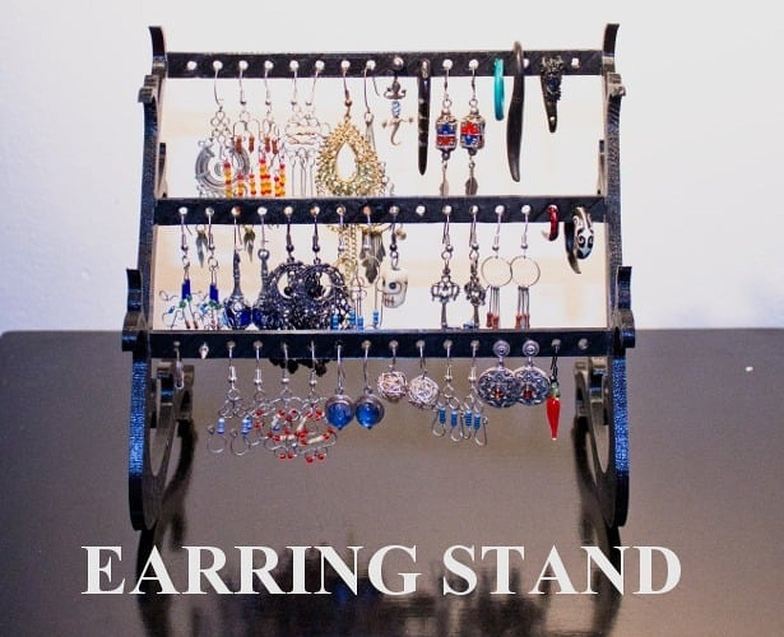 Customizable Earring stand – 3D Baskı Modeli