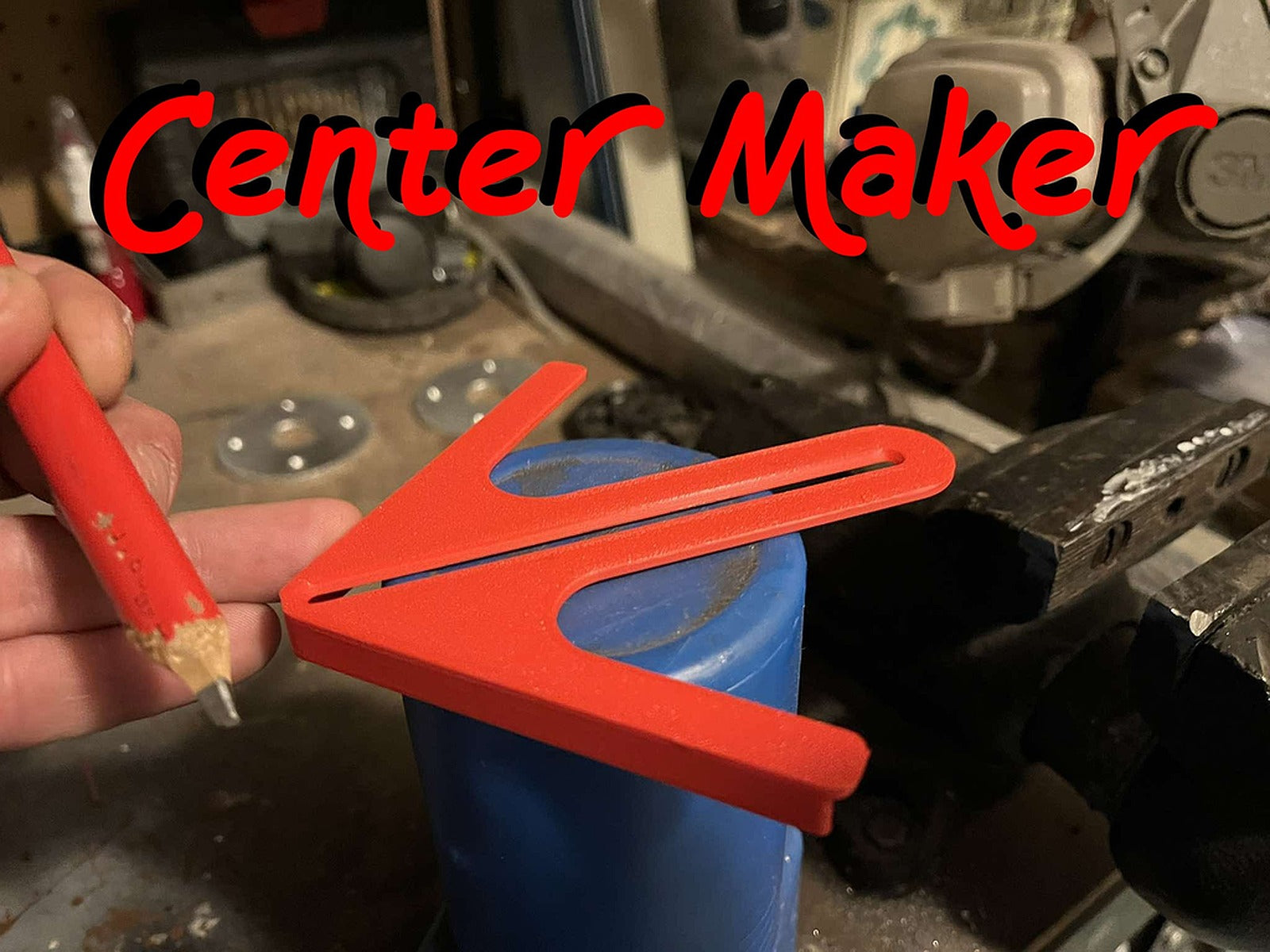 Centering device for finding the center – 3D Baskı Modeli