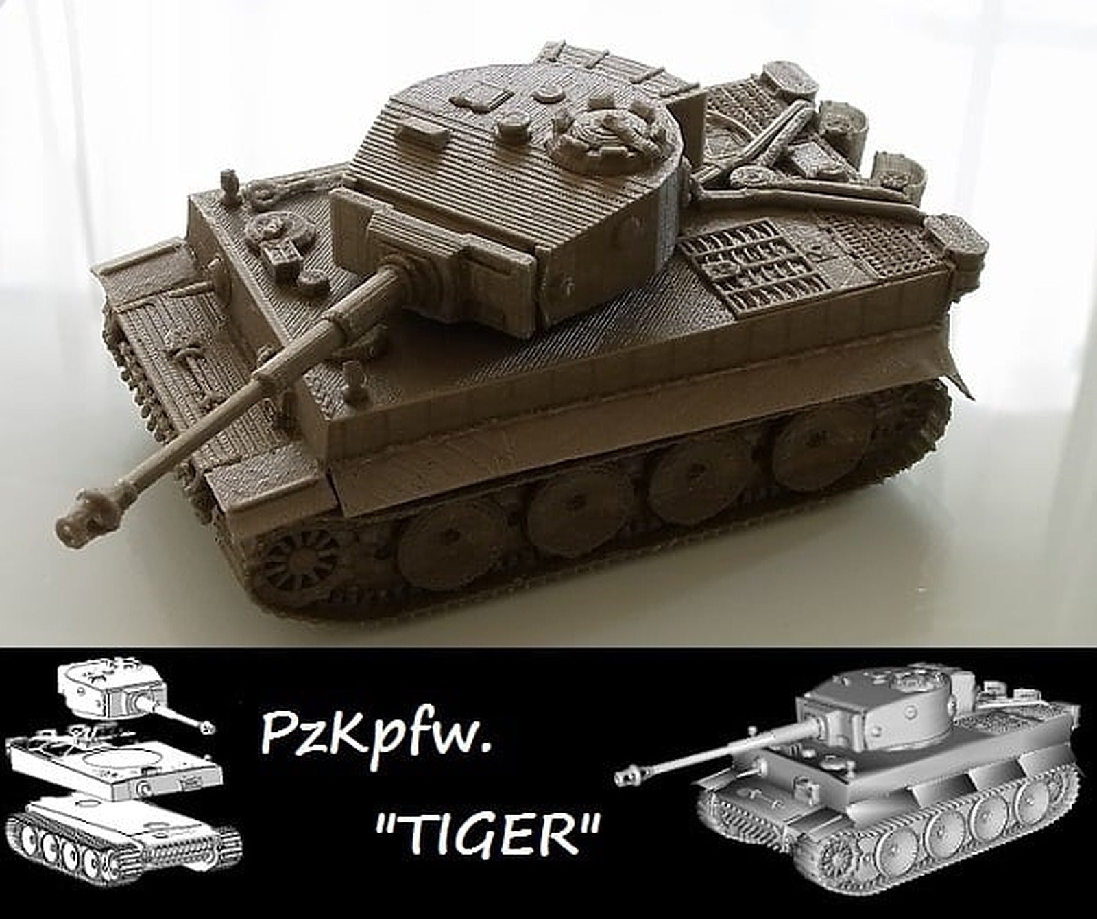 TIGER Tank! – 3D Baskı Modeli