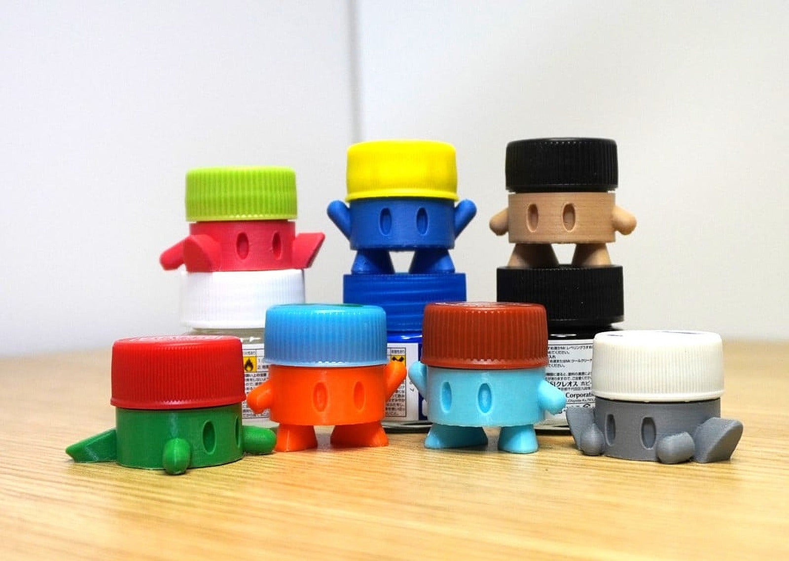 Bottle Cap Boy v2 – 3D Baskı Modeli