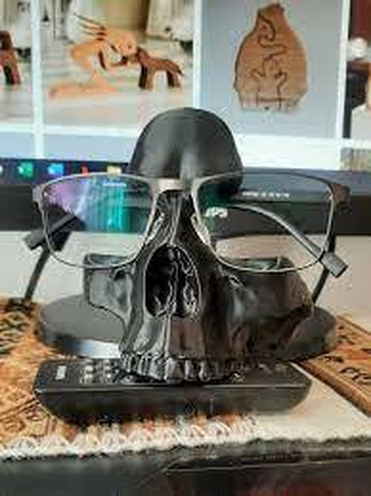 Goth Skull Glasses stand – 3D Baskı Modeli