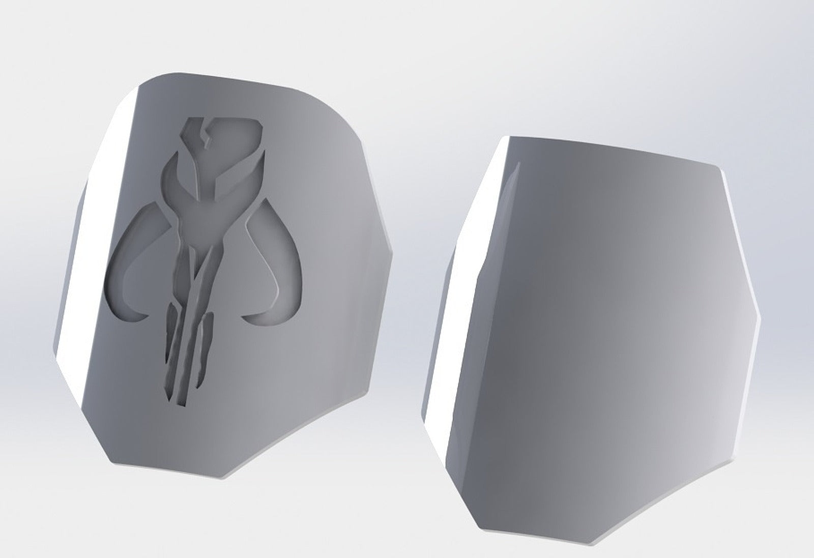 Mandalorian shoulder pad – 3D Baskı Modeli