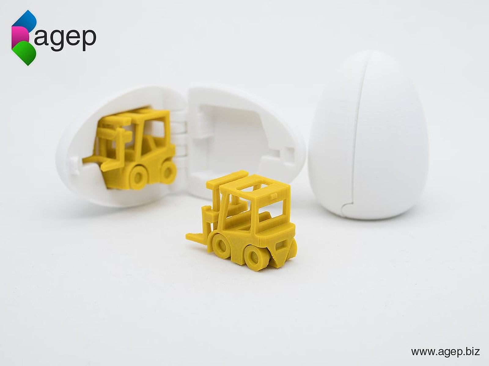 Surprise Egg #2 - Tiny Fork Lift – 3D Baskı Modeli