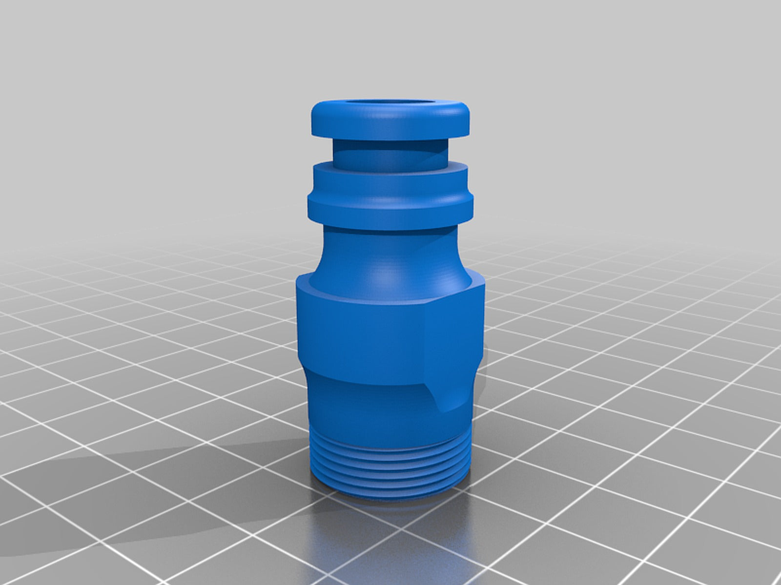 Garden Hose Quick Connector Set (BSP, EU) – 3D Baskı Modeli