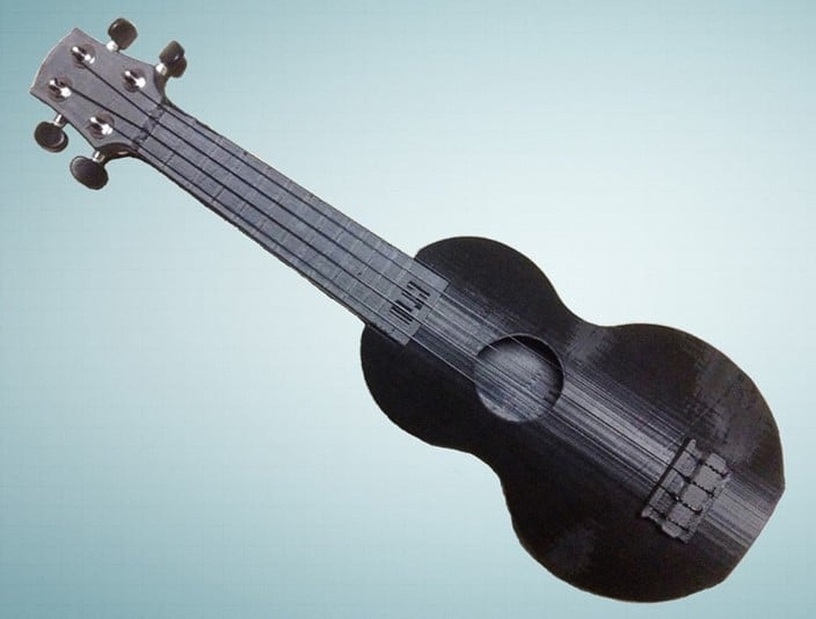 Playable Ukulele - Printable w/ no Supports – 3D Baskı Modeli