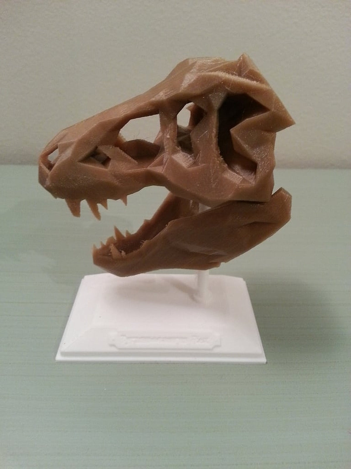 Low Poly T-Rex Skull – 3D Baskı Modeli