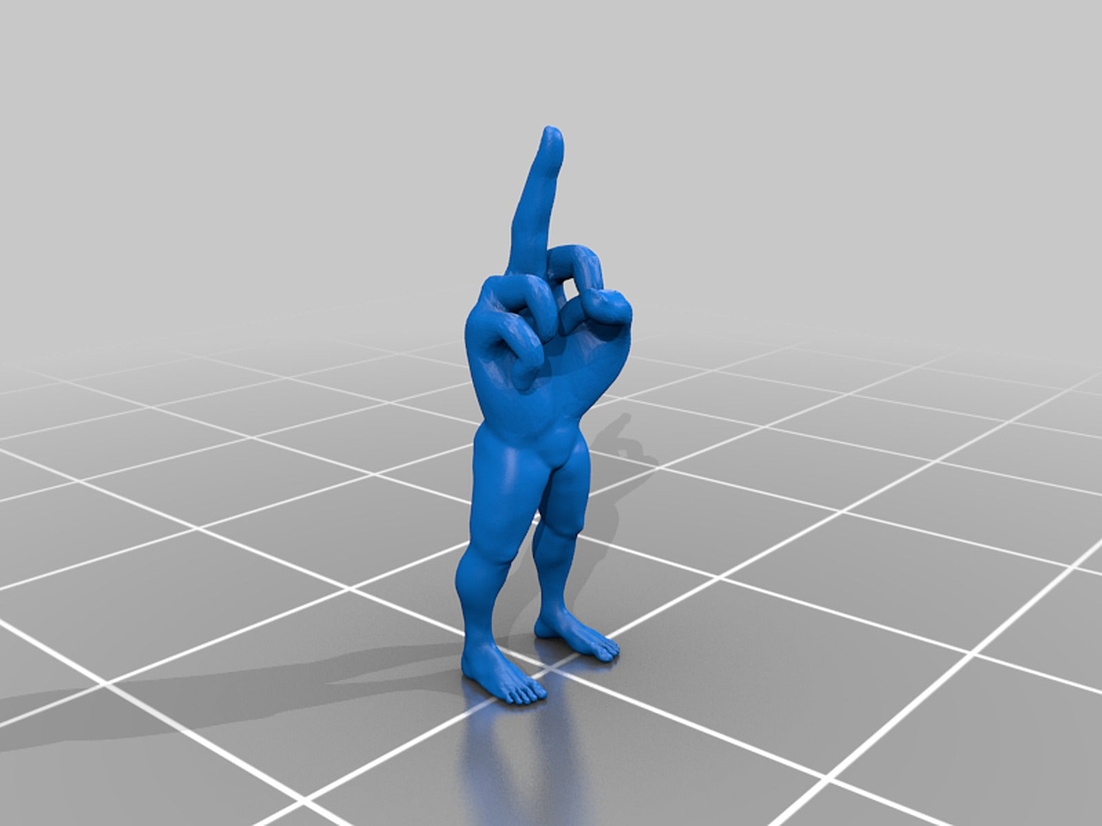 Handyman - middle finger – 3D Baskı Modeli