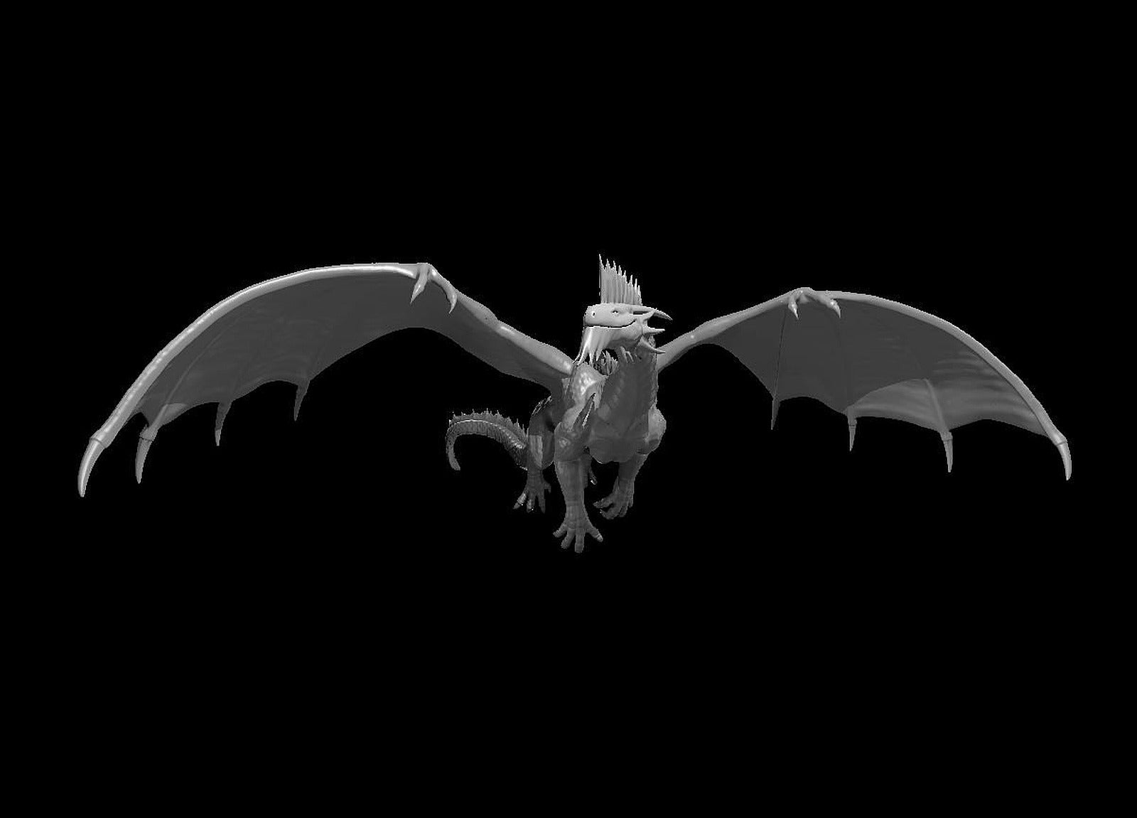 Silver Dragon – 3D Baskı Modeli