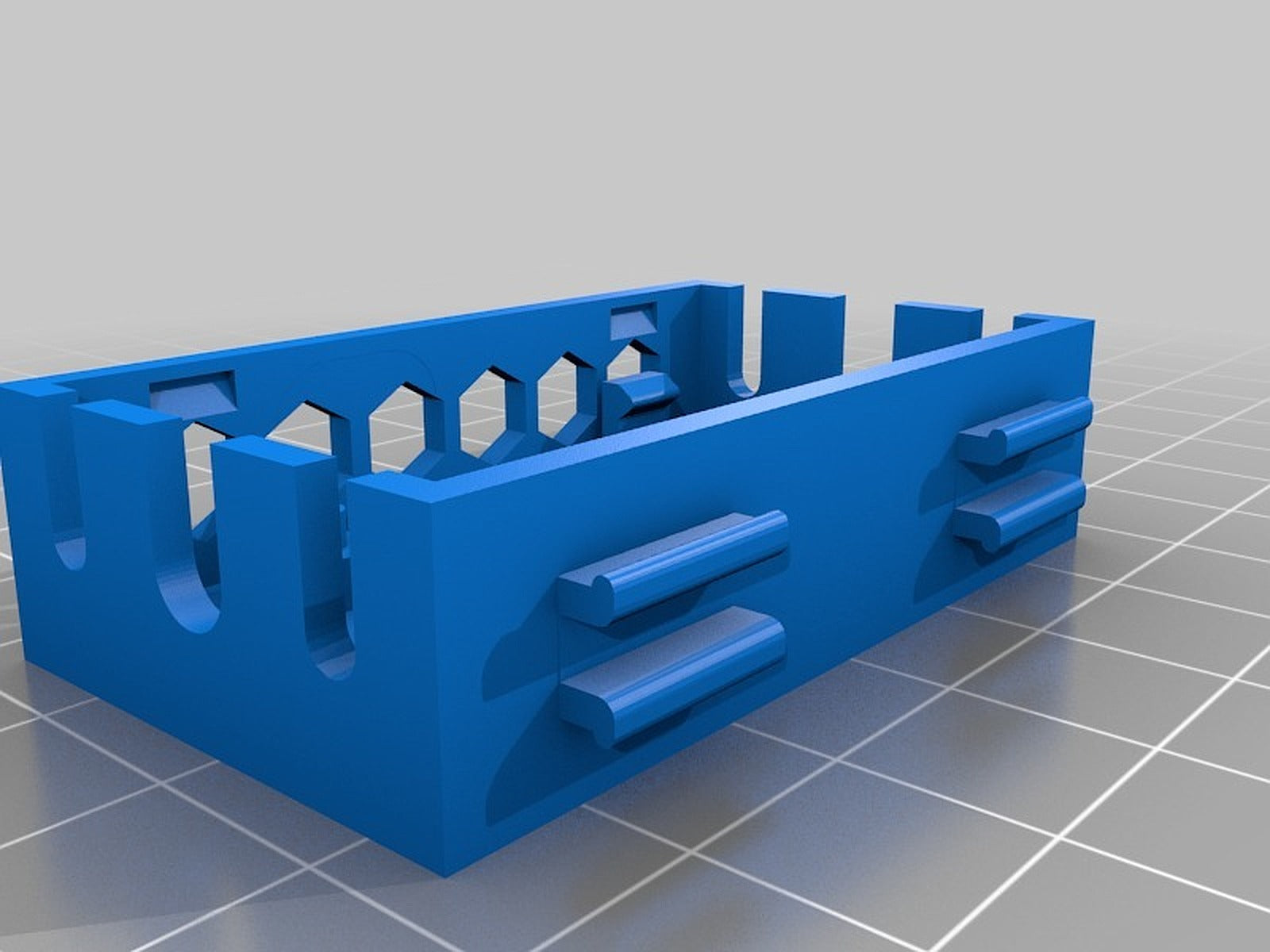 LM2596 and LM2596S Buck converter tool-less snap-fit enclosure - Ender, CR-10, 2020 – 3D Baskı Modeli