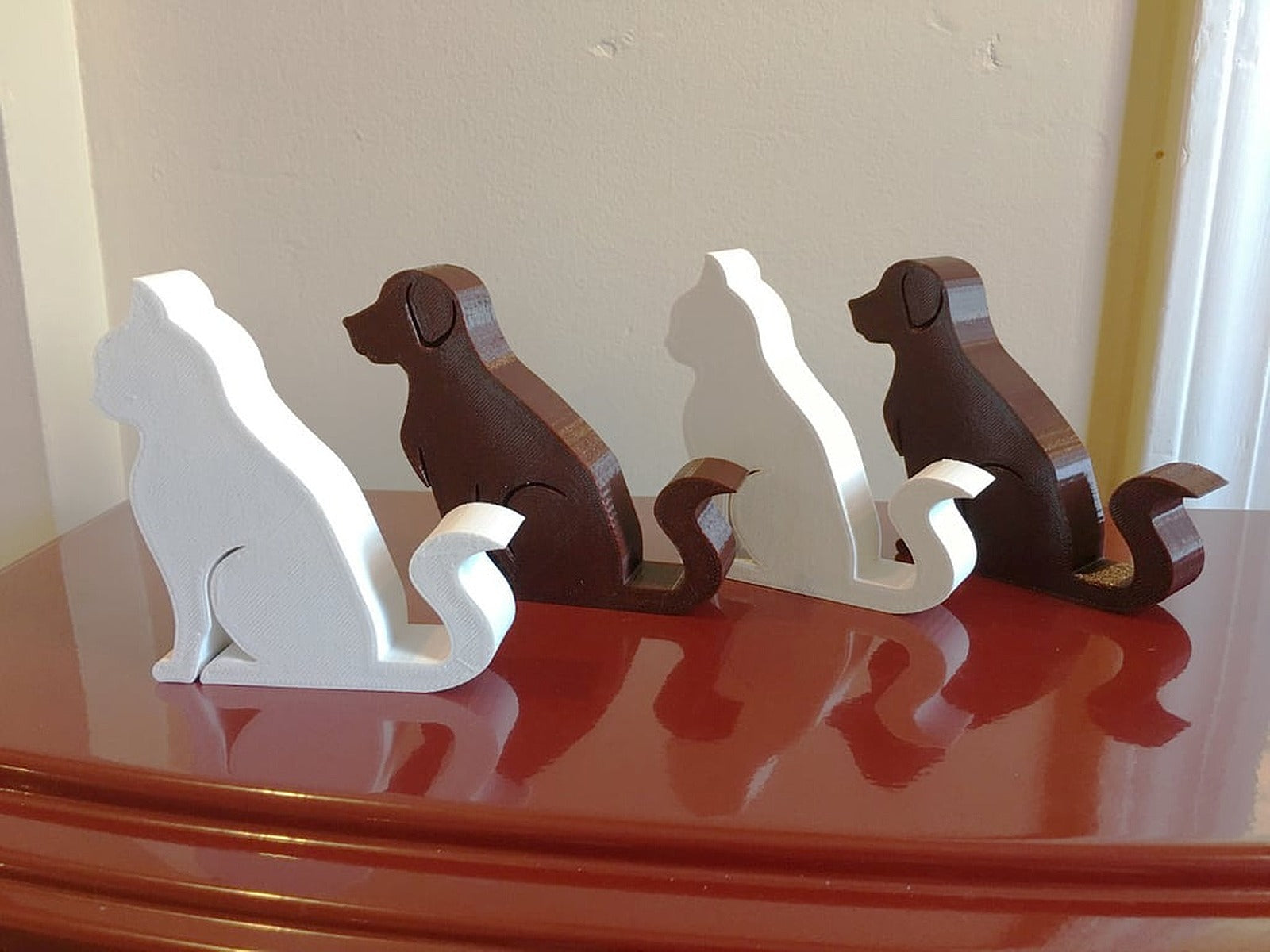 Cat and Dog telefon stand – 3D Baskı Modeli
