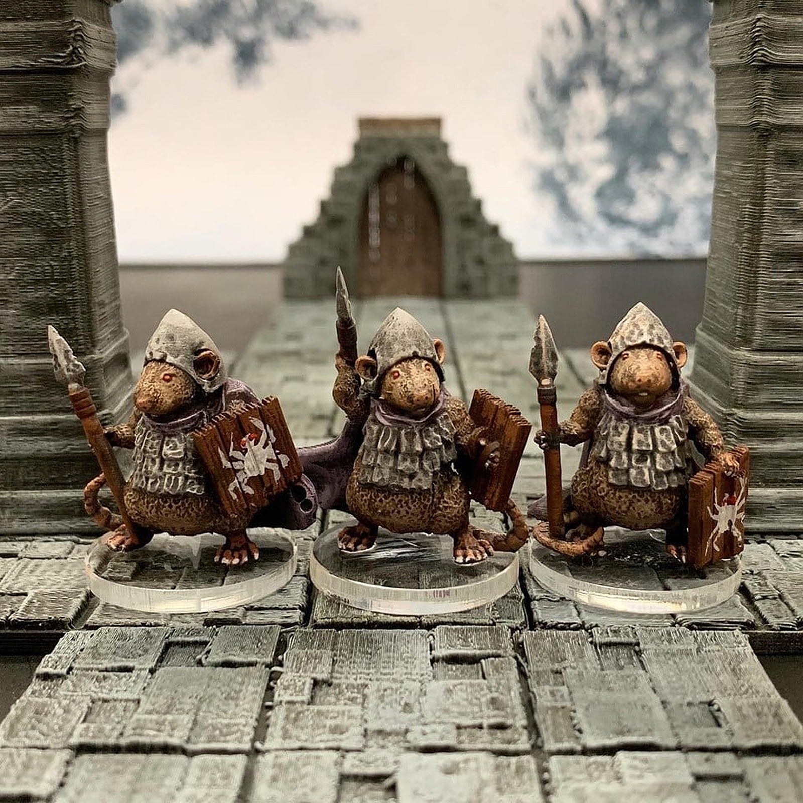 Ratfolk Burrowguard (32mm scale) – 3D Baskı Modeli
