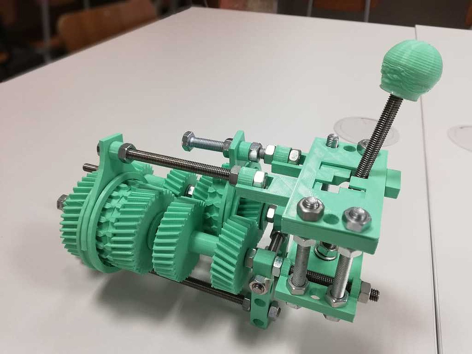 Cambio ad H - Four speed gearbox with H shifter – 3D Baskı Modeli