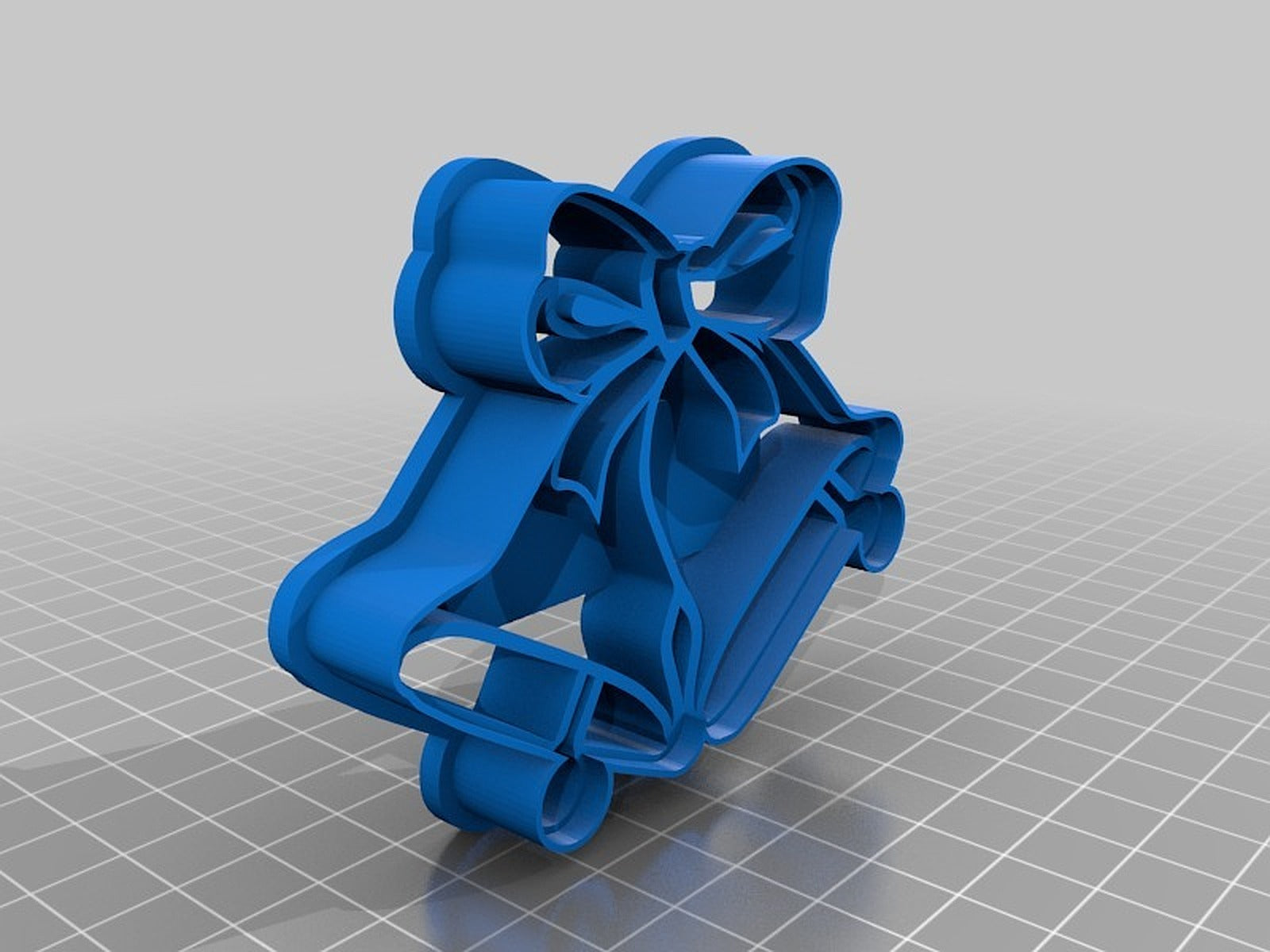 Christmas Bells Cookie Cutter – 3D Baskı Modeli