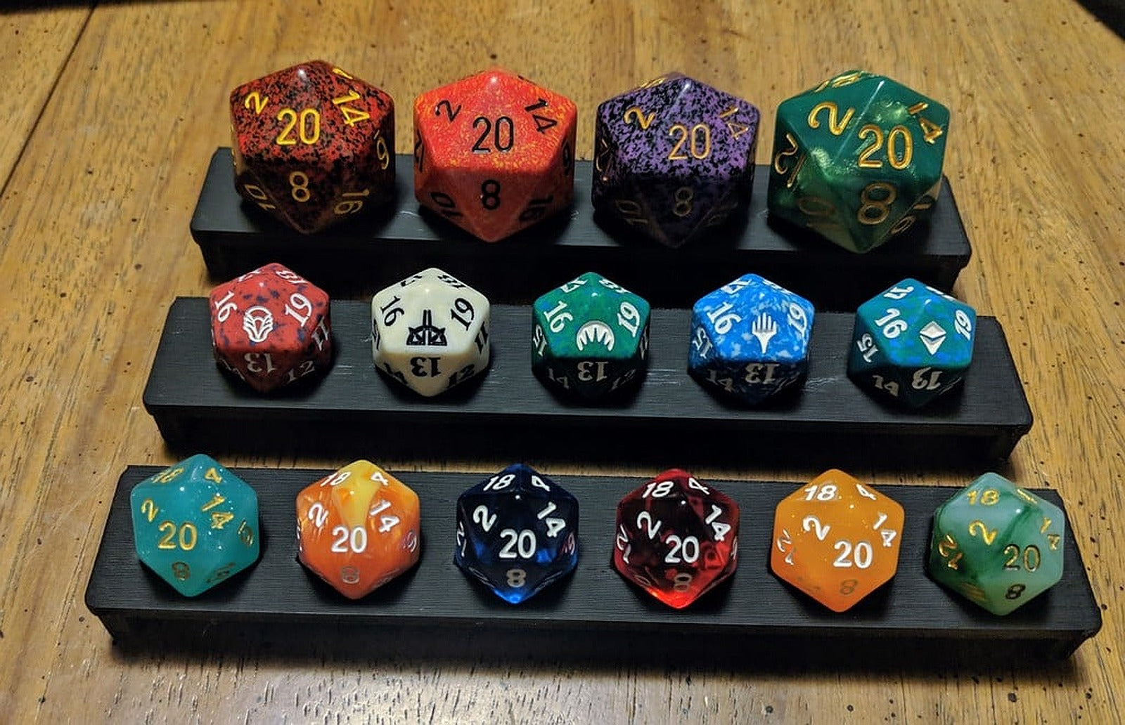 Modular Dice Display Shelves – 3D Baskı Modeli