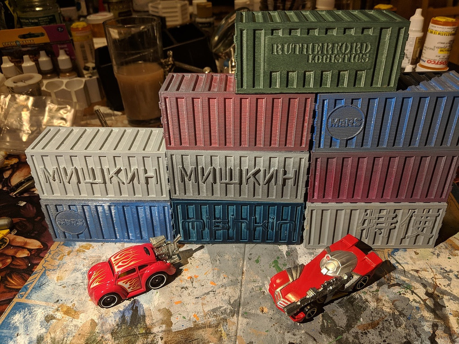 Gaslands -  Shipping Containers – 3D Baskı Modeli