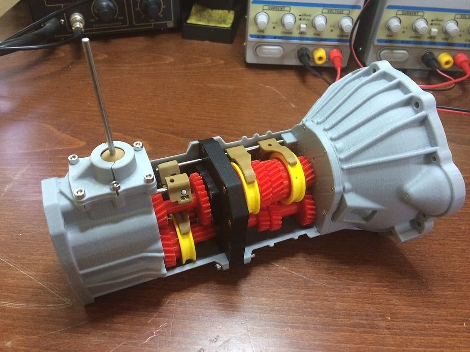 Working 5 speed transmission model for Toyota 22RE engine – 3D Baskı Modeli