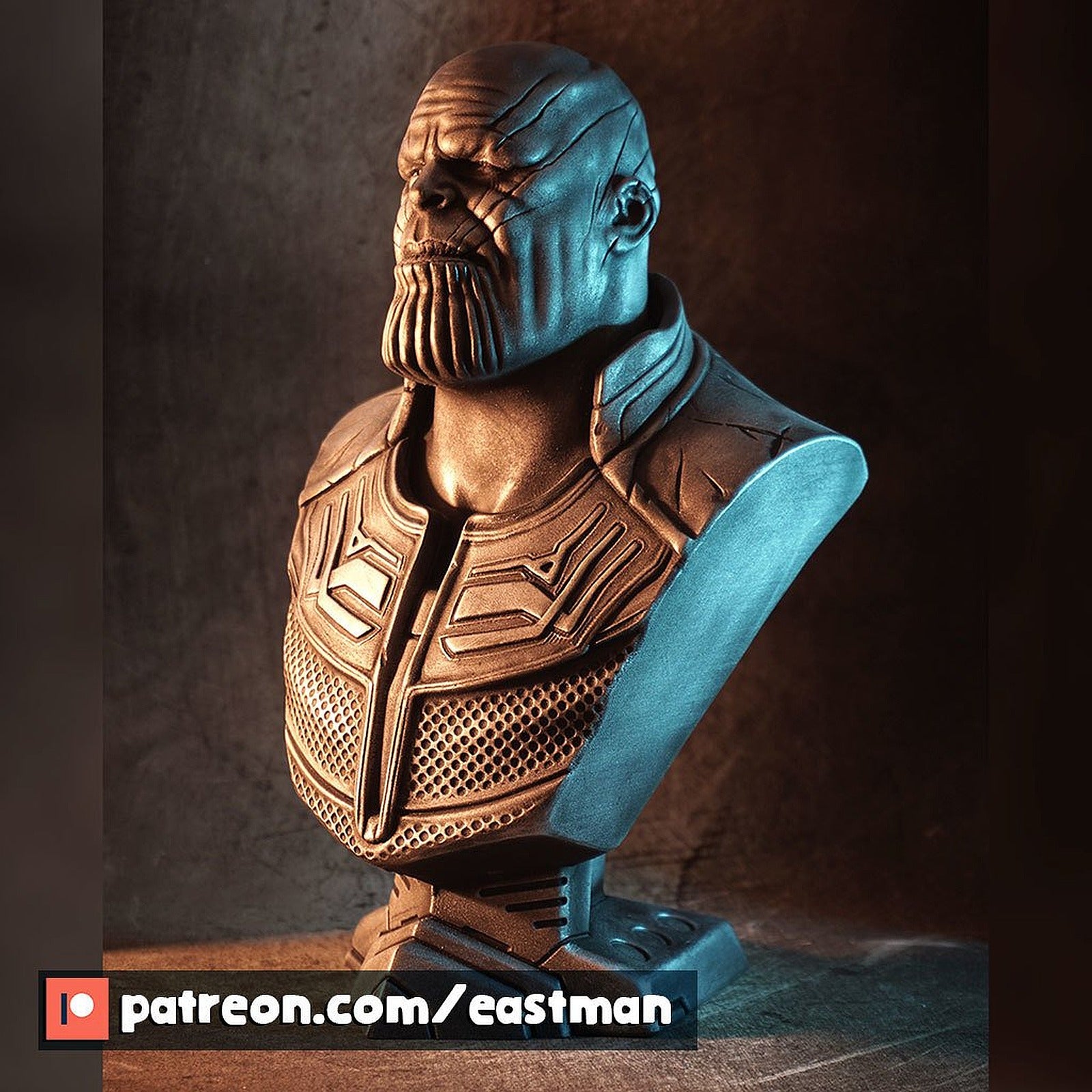 Infinity War Thanos bust (fan art) – 3D Baskı Modeli