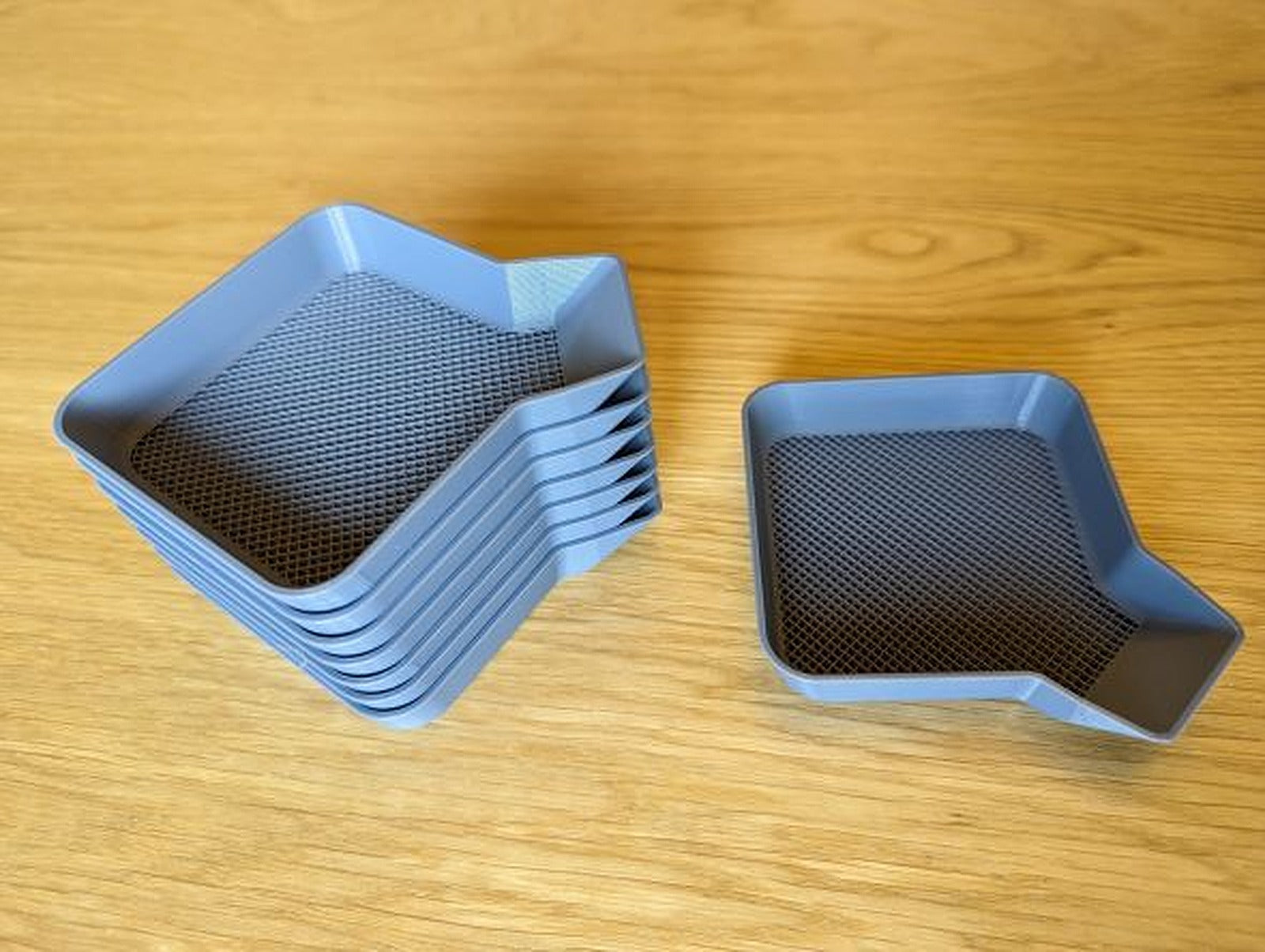 Stackable Game Bits Funnel Tray - Remix – 3D Baskı Modeli
