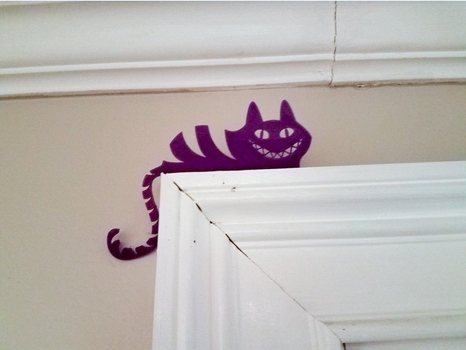 Cheshire Cat Door stand – 3D Baskı Modeli