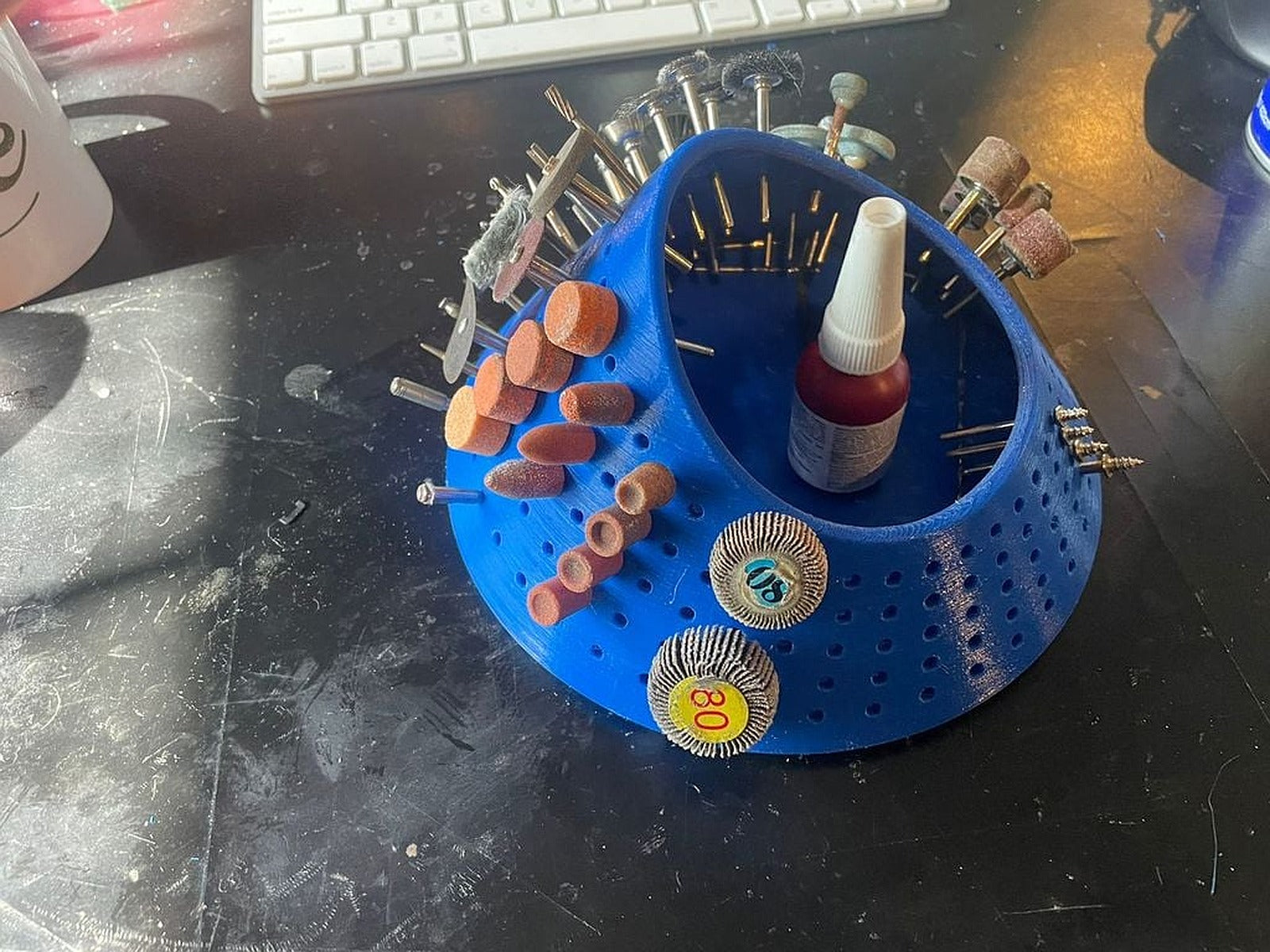 ROTARY TOOL DREMEL BIT stand – 3D Baskı Modeli