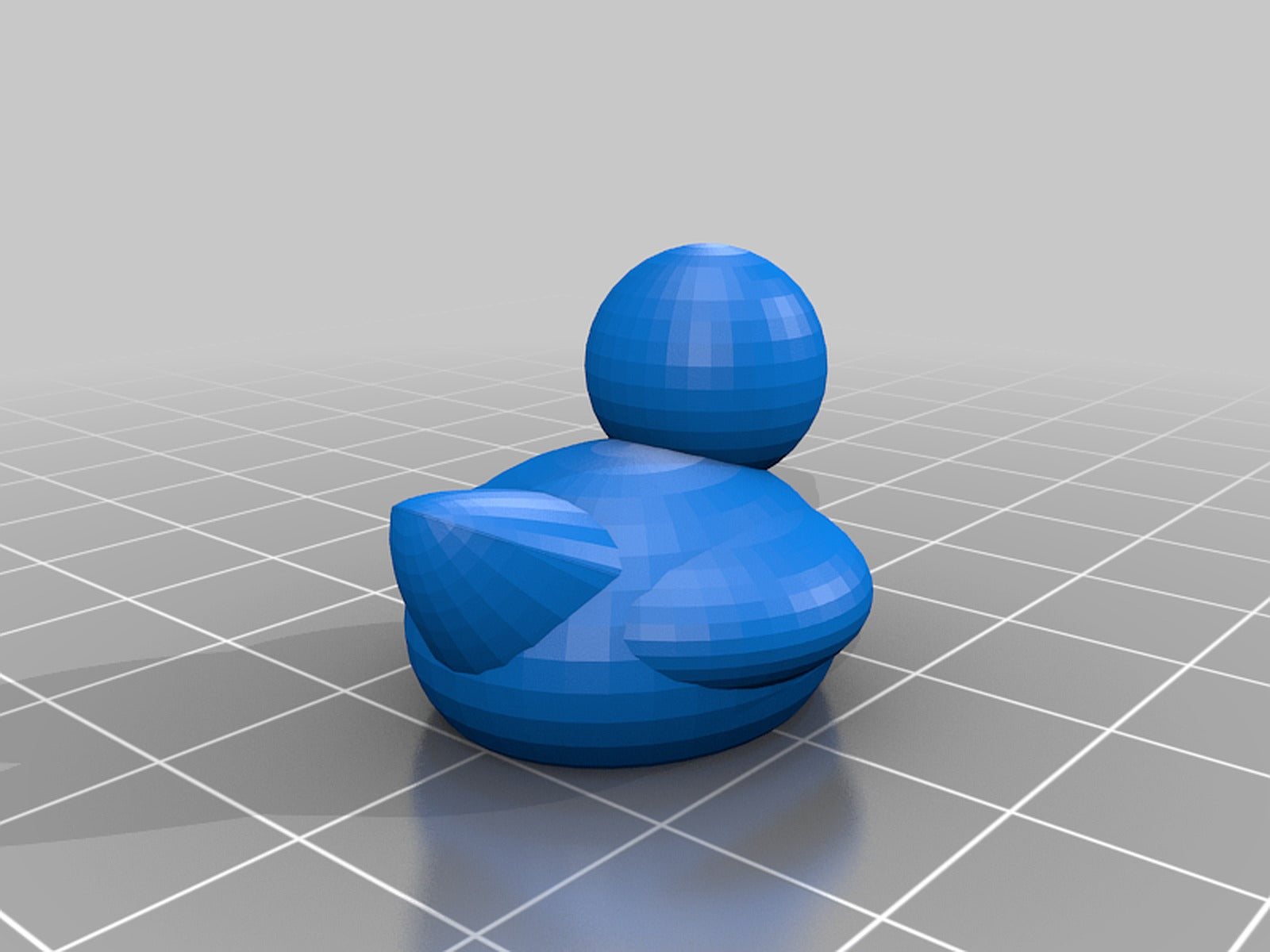 Easy to print duck – 3D Baskı Modeli