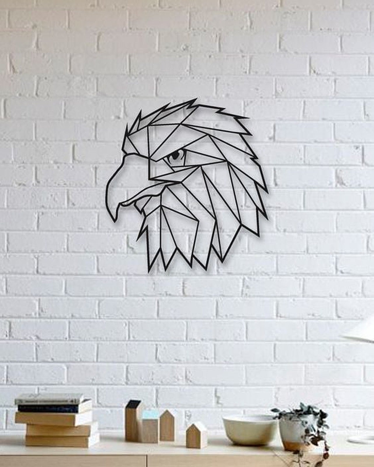Eagle Wall Sculpture 2D – 3D Baskı Modeli