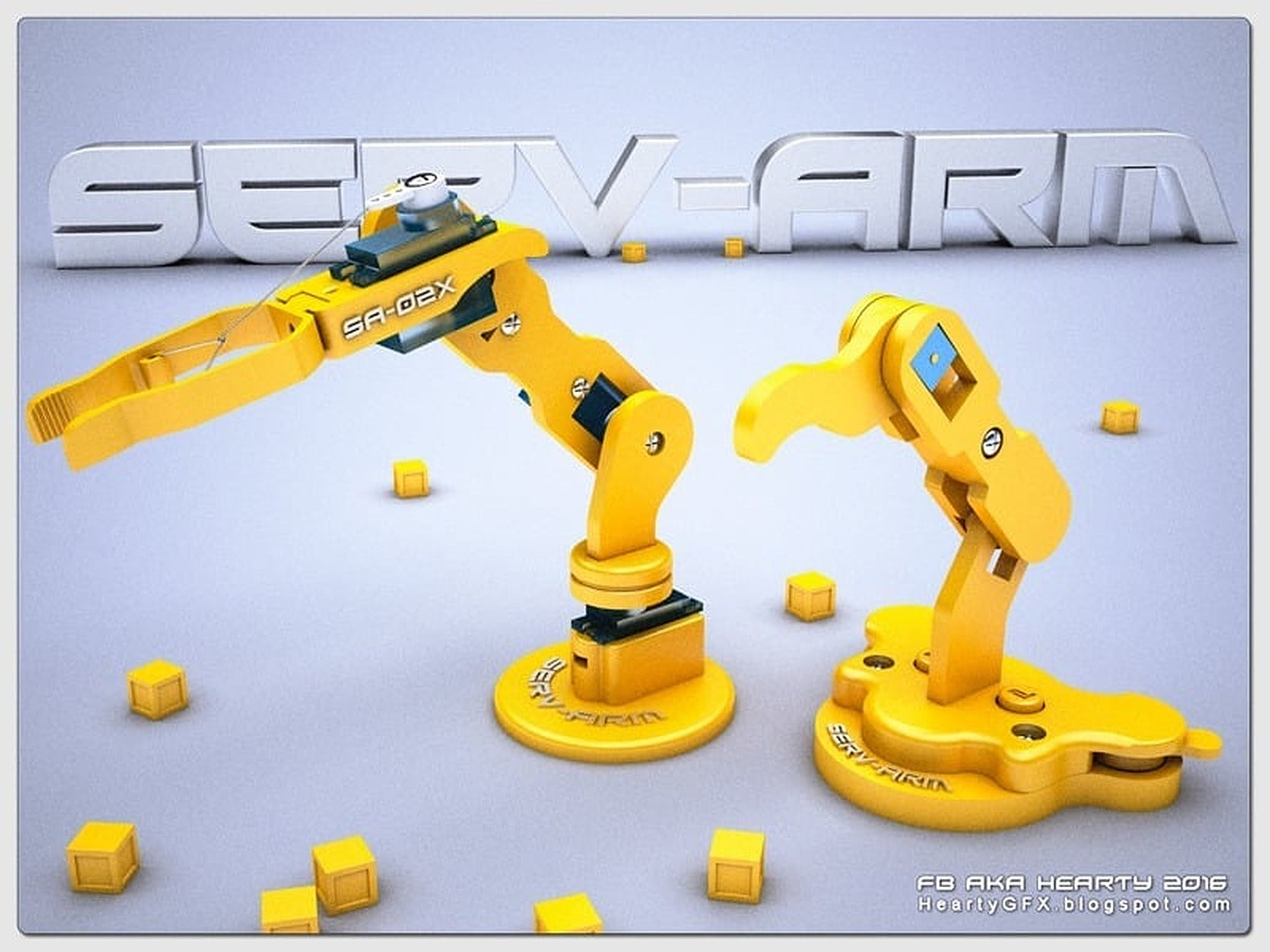 Serv-Arm – 3D Baskı Modeli